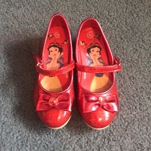 Snow White Red Glitter Shoes